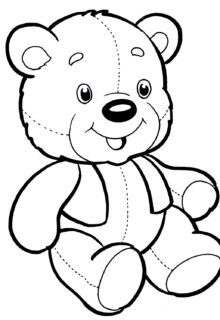 oyuncak ayı boyama sayfası pdf indir yazdır çocuk etkinliği